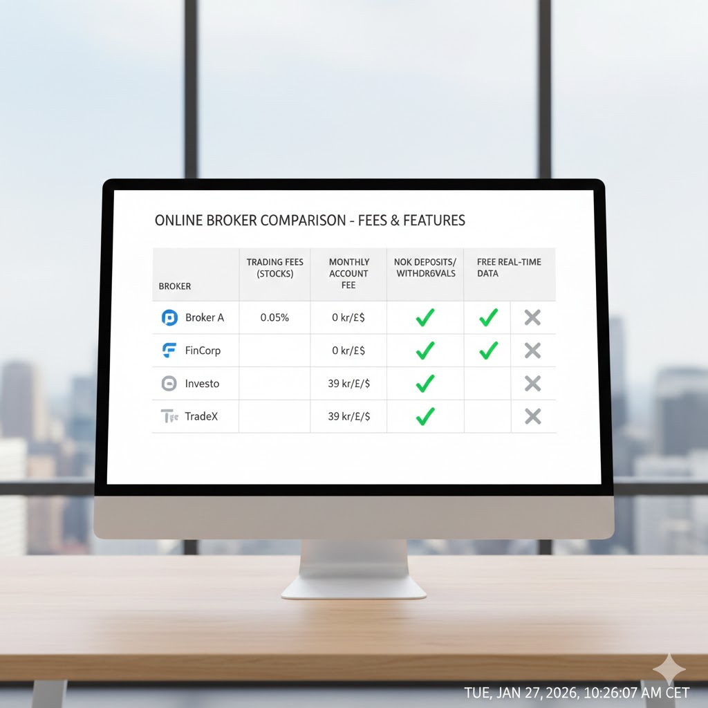 A professional 3D bar chart comparing the annual fees of different investment platforms, showing Kron as the lowest option.