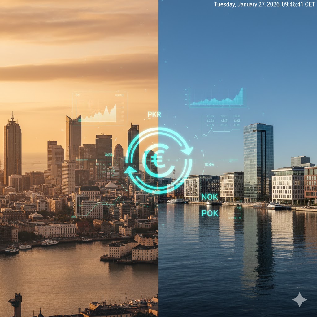 pkr nok exchange rate market