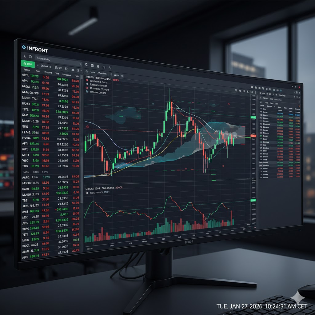 A comparison shot of three different smartphones showing various Norwegian investment apps like Nordnet, DNB, and a fintech startup.